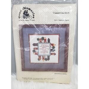 Townhouse Square Cross‎ Stitch Kit Home Children Friends Love New.